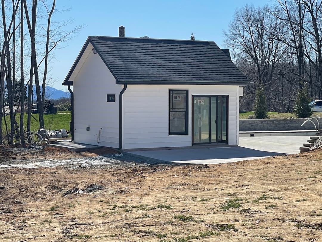 Newly built pool house/outbuilding, Roanoke